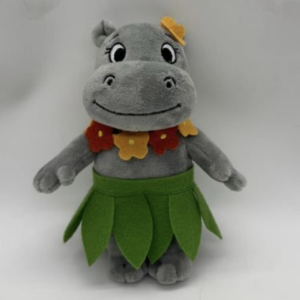 8" Plush Hippos